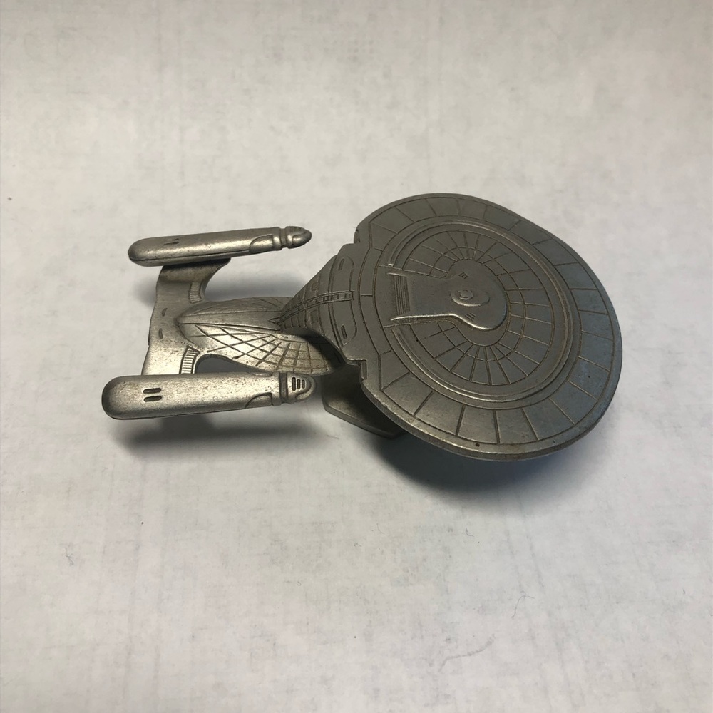 USS Enterprise 1992 Rawcliffe Pewter Star Trek